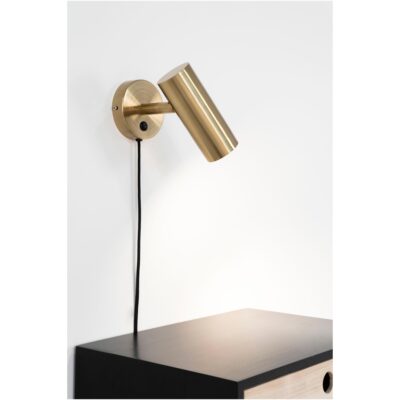 brass wandlamp staal afbeelding 4