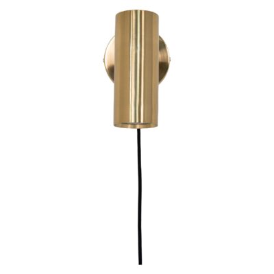 brass wandlamp staal afbeelding 2