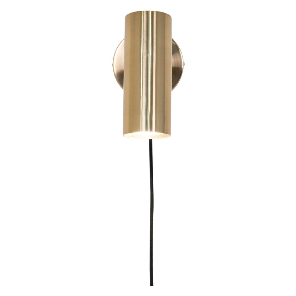 brass wandlamp staal afbeelding 3
