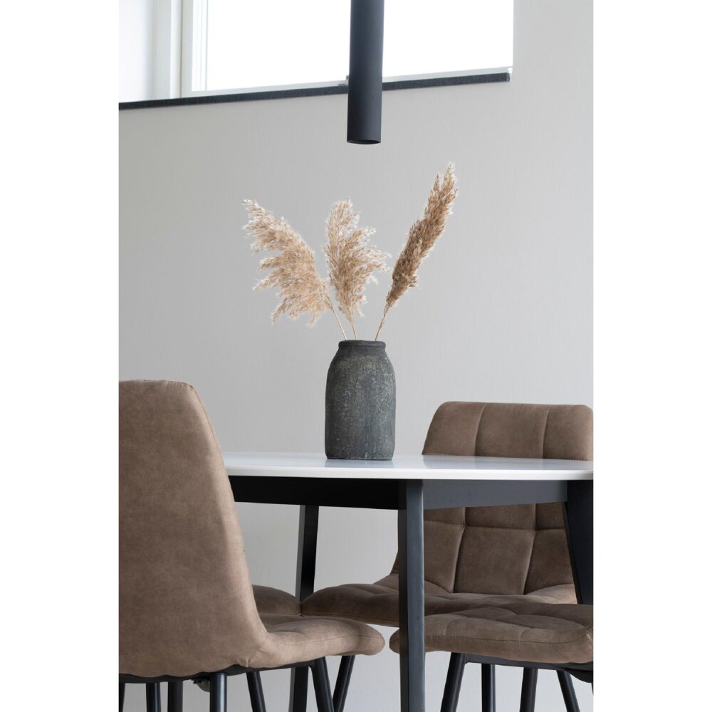 slanke zwarte cilinder hanglamp afbeelding 5