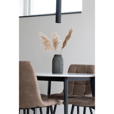 slanke zwarte cilinder hanglamp afbeelding 5