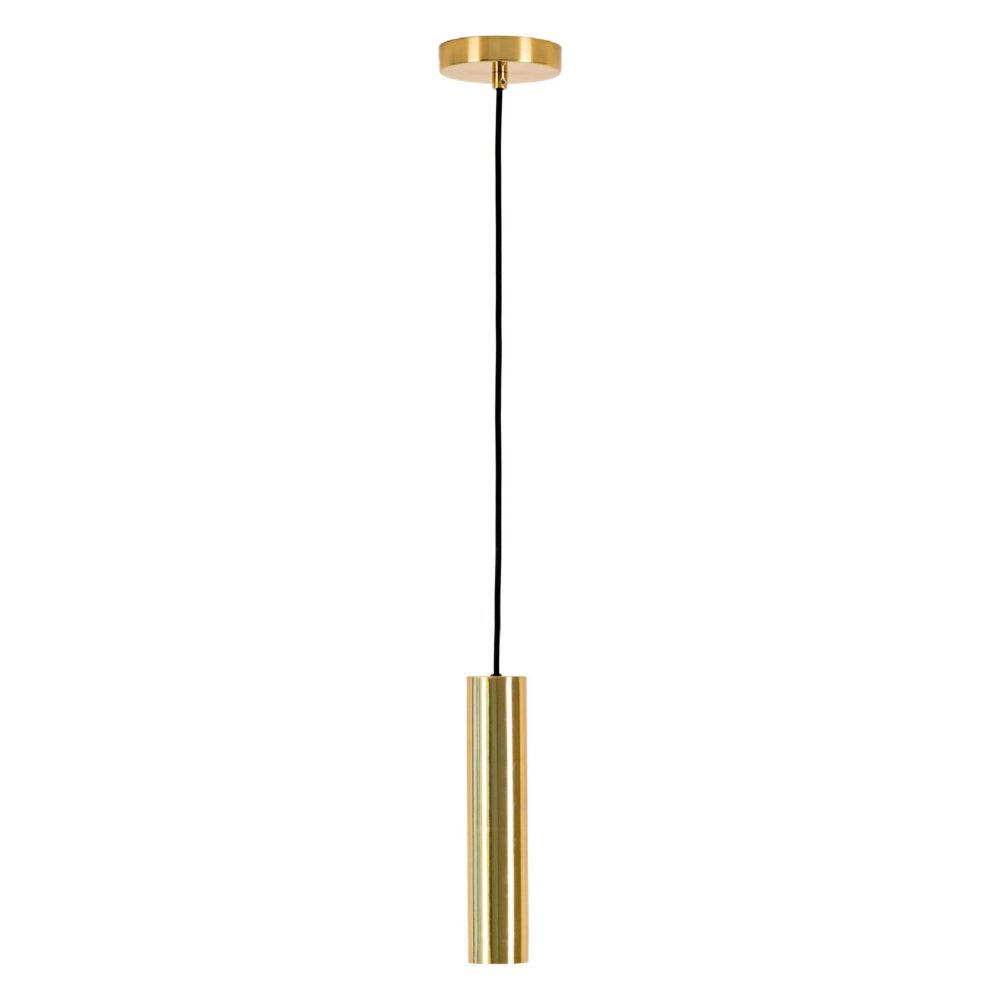 brass hanglamp staal ø6 cm afbeelding 1