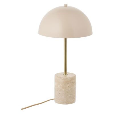 marmeren tafellamp grijs afbeelding 1