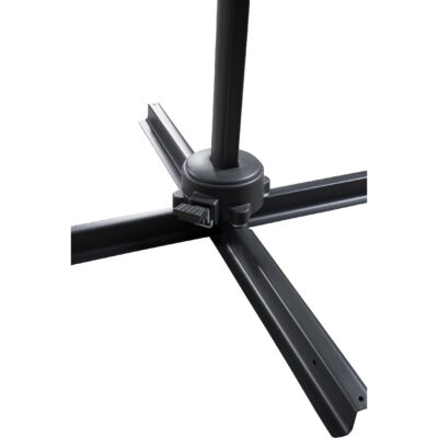 zwarte zweefparasol 3 meter afbeelding 4