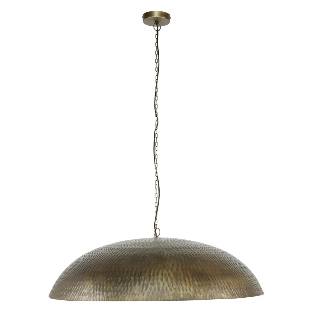 grote ronde hanglamp antiek brons 90 cm afbeelding 1