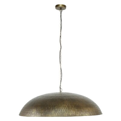 grote ronde hanglamp antiek brons 90 cm afbeelding 1