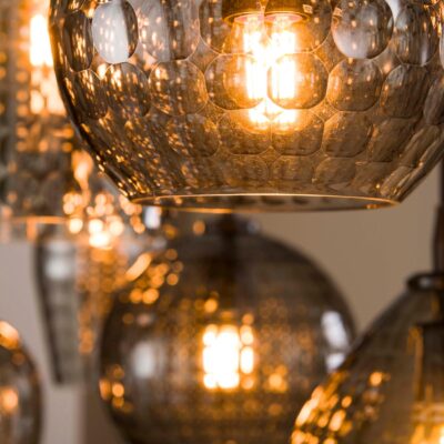 smoke grey 7-lichts hanglamp afbeelding 4