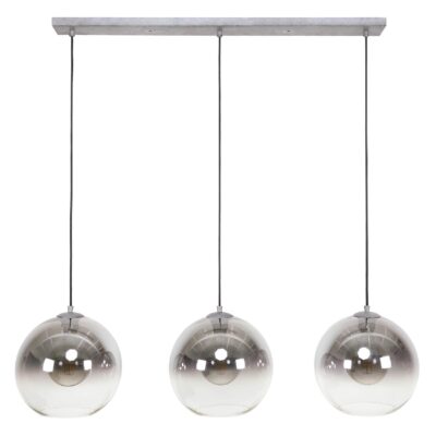 Tivo 3-lichts hanglamp oud zilver afbeelding 1