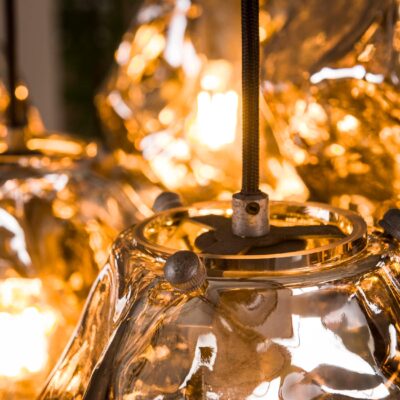 Ravo 7-lichts glazen design hanglamp chroom afbeelding 5