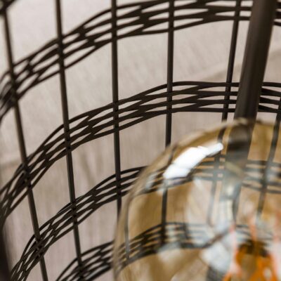 Nest of Nora moderne vloerlamp zwart nikkel afbeelding 7