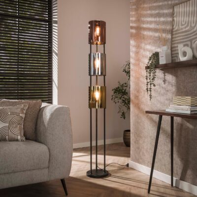 Avero design vloerlamp zwart afbeelding 3