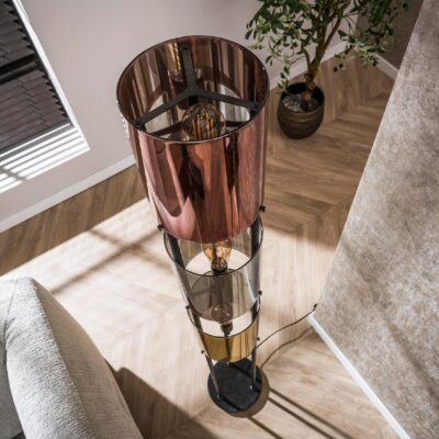 Avero design vloerlamp zwart afbeelding 5