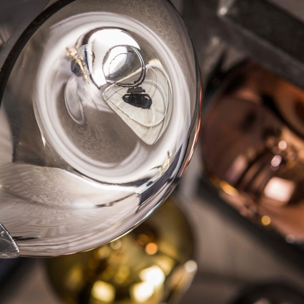 Rina moderne 5-lichts vloerlamp zwart afbeelding 5