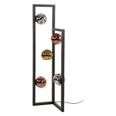 Rina moderne 5-lichts vloerlamp zwart afbeelding 1