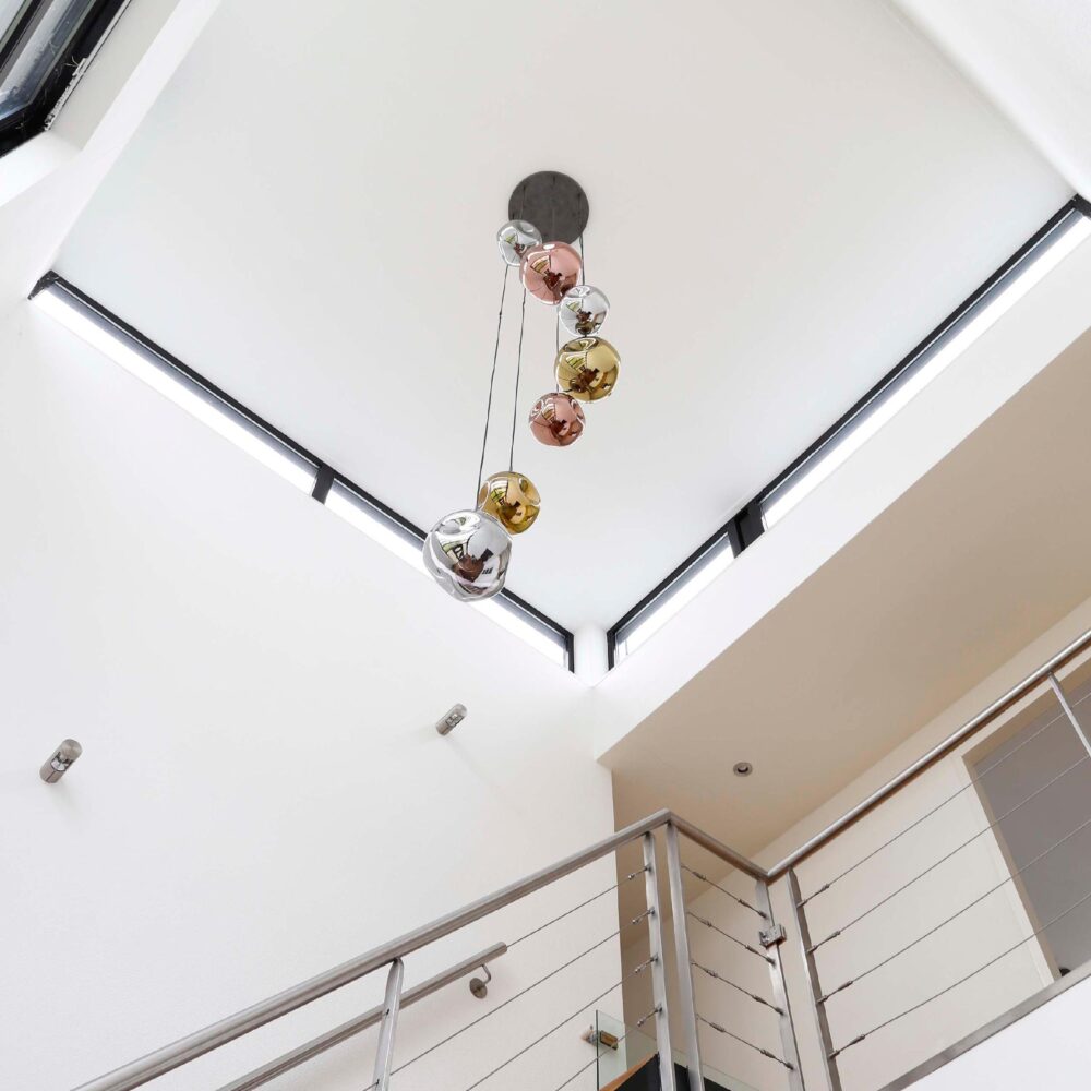 Rina 7-lichts hanglamp oud zilver afbeelding 8