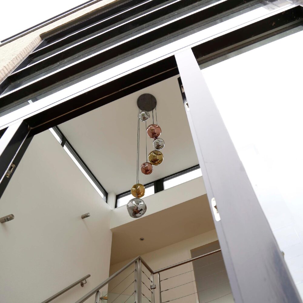 Rina 7-lichts hanglamp oud zilver afbeelding 9