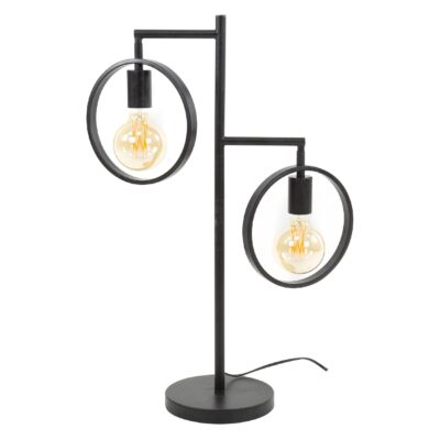 Oro industriële tafellamp charcoal afbeelding 1