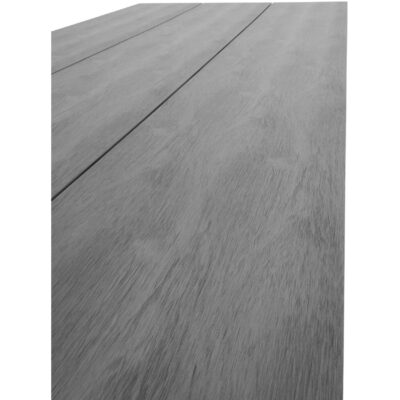 rechthoekige eettafel 210x100 grijs zwart afbeelding 5