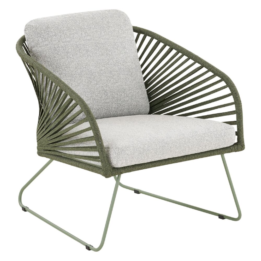 Alven loungeset tuin grijs groen afbeelding 4