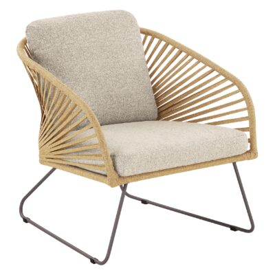 Alven beige loungeset voor tuin afbeelding 4