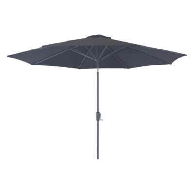 zwarte ronde tuinparasol 300 cm afbeelding 1