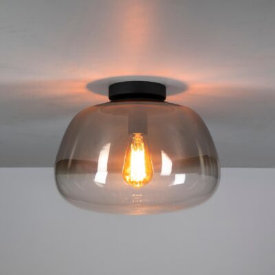 rookglas plafondlamp Tava afbeelding 3
