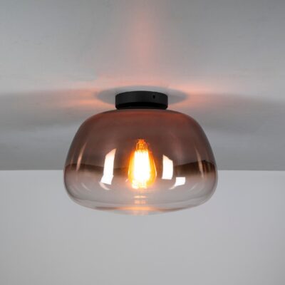 glazen plafondlamp koper Tava afbeelding 3