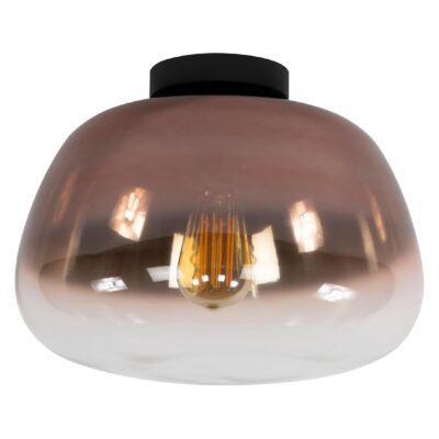 glazen plafondlamp koper Tava afbeelding 1