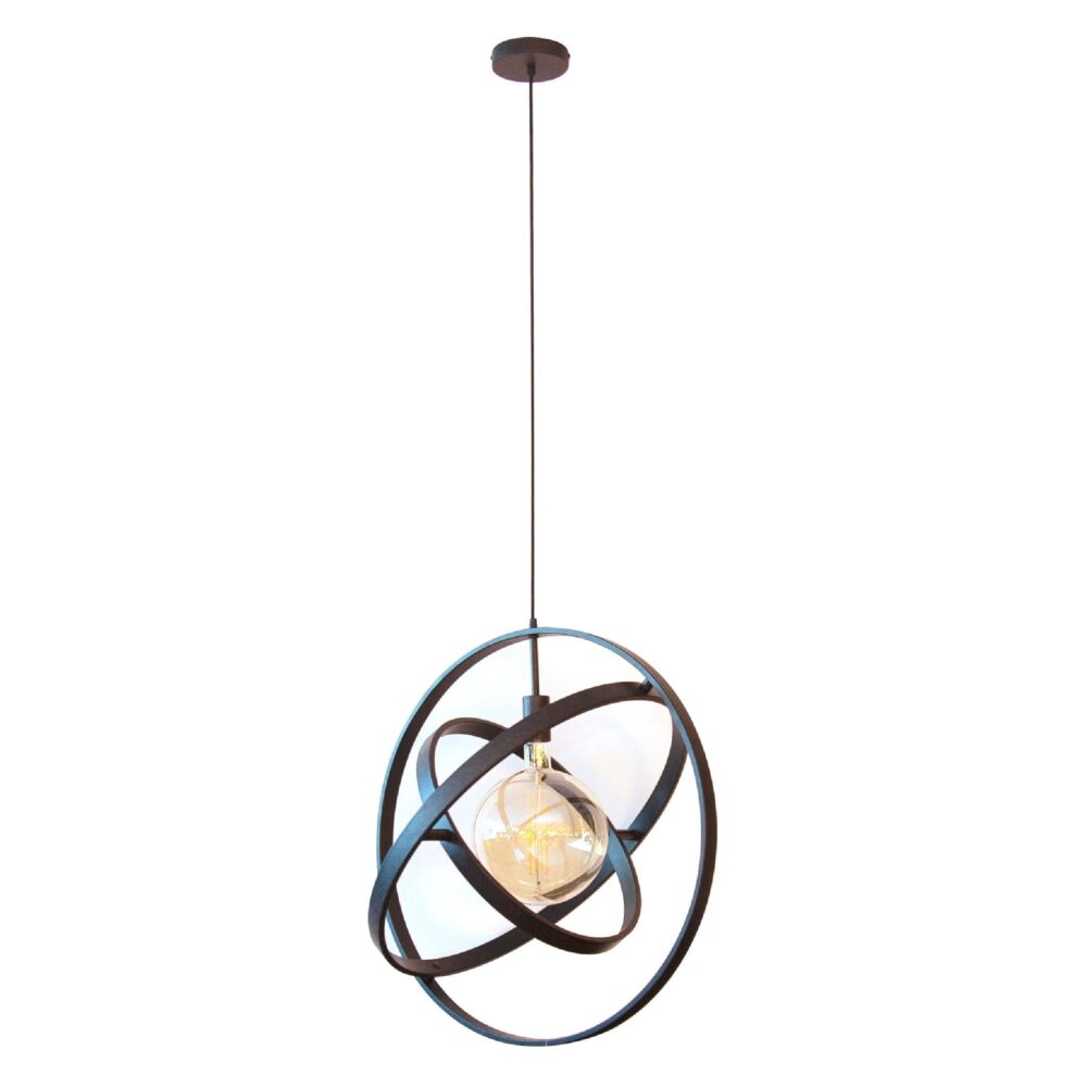 Tila zwarte moderne hanglamp afbeelding 1