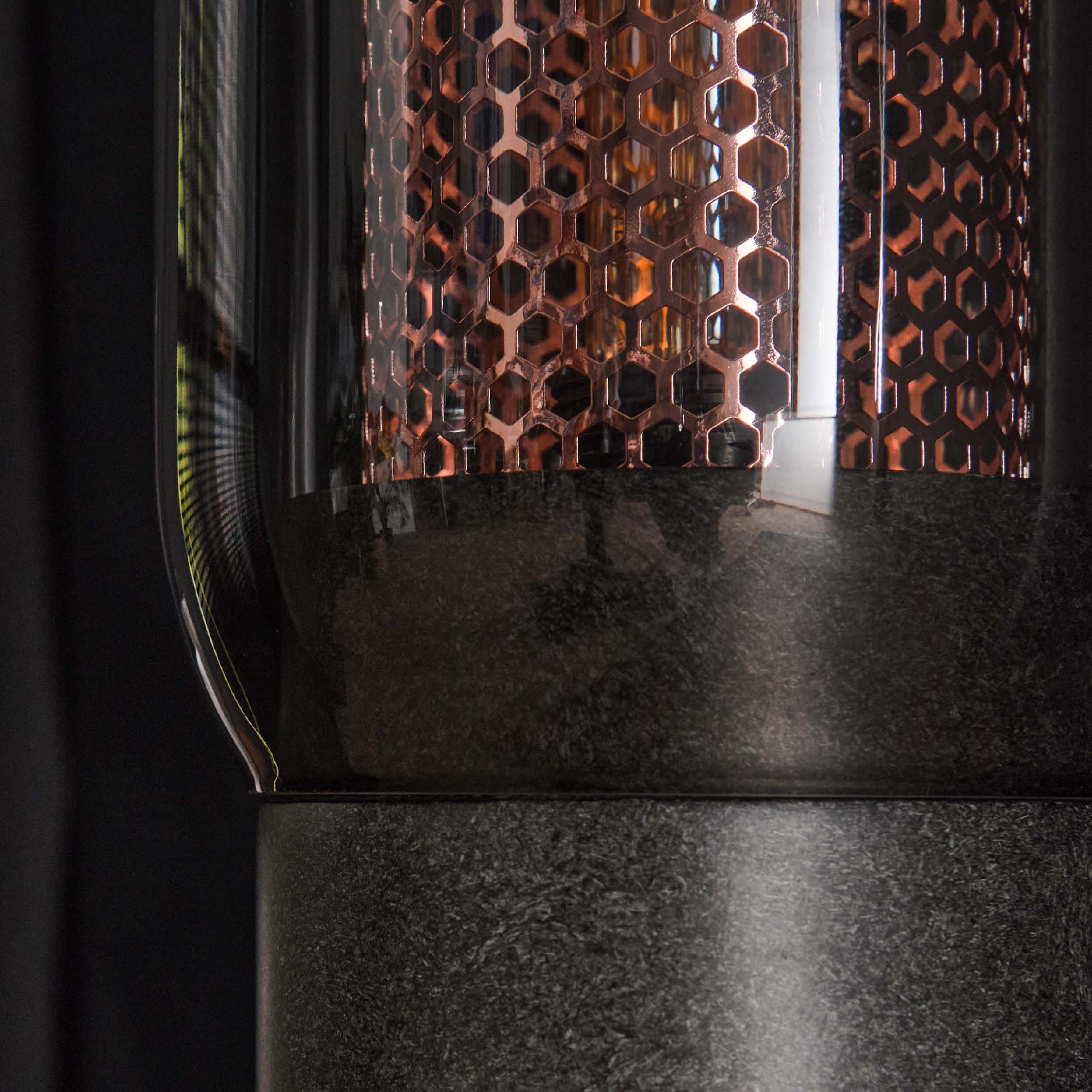 Soma industriële rookglas tafellamp afbeelding 6