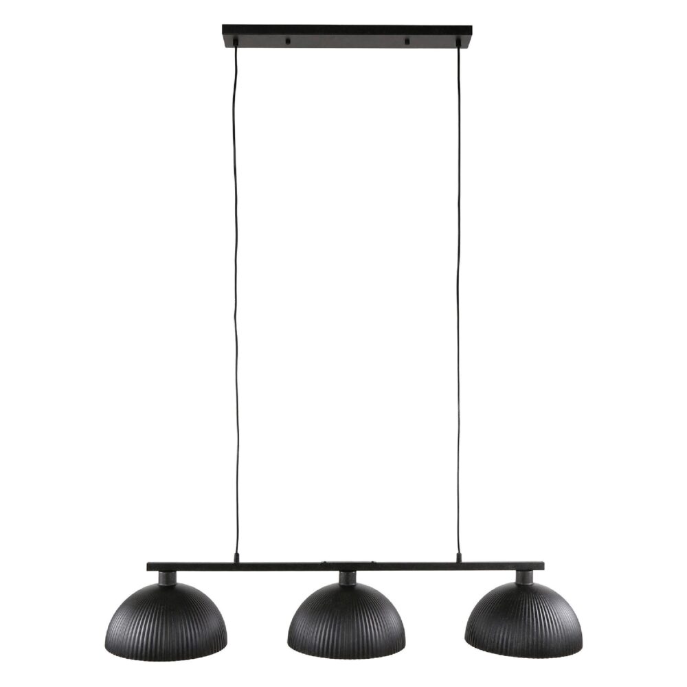 Nest of Nora zwarte 3-lichts hanglamp afbeelding 1
