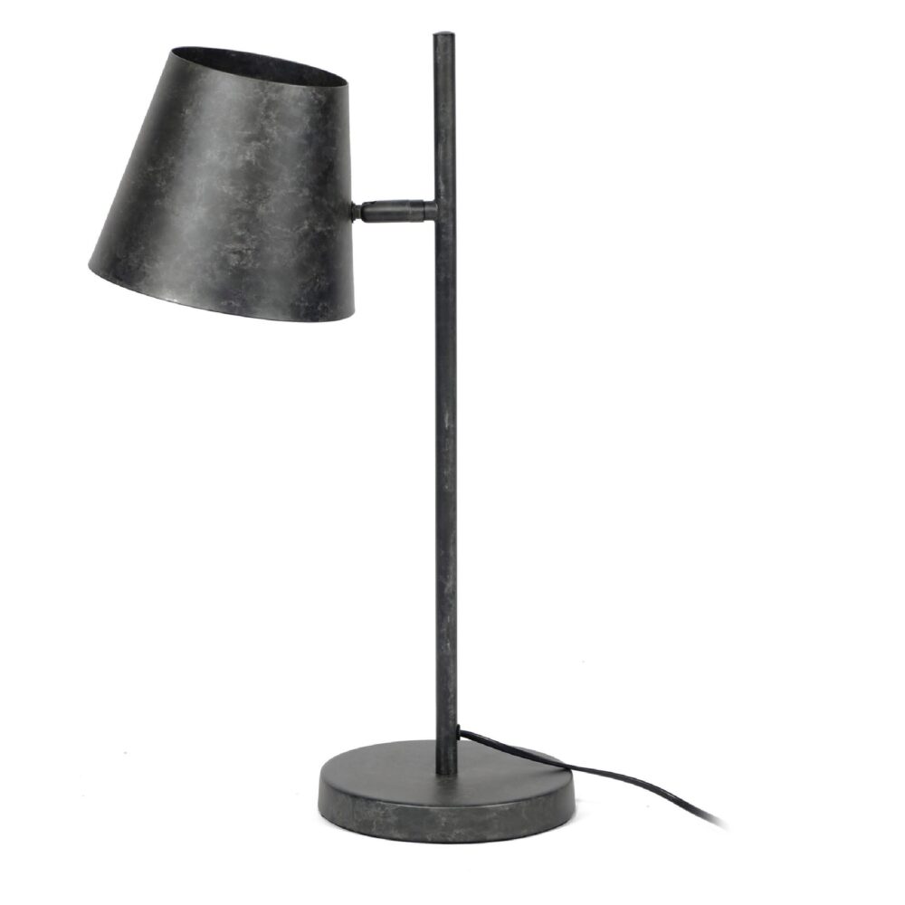 Lenu charcoal tafellamp met verstelbare kap afbeelding 1