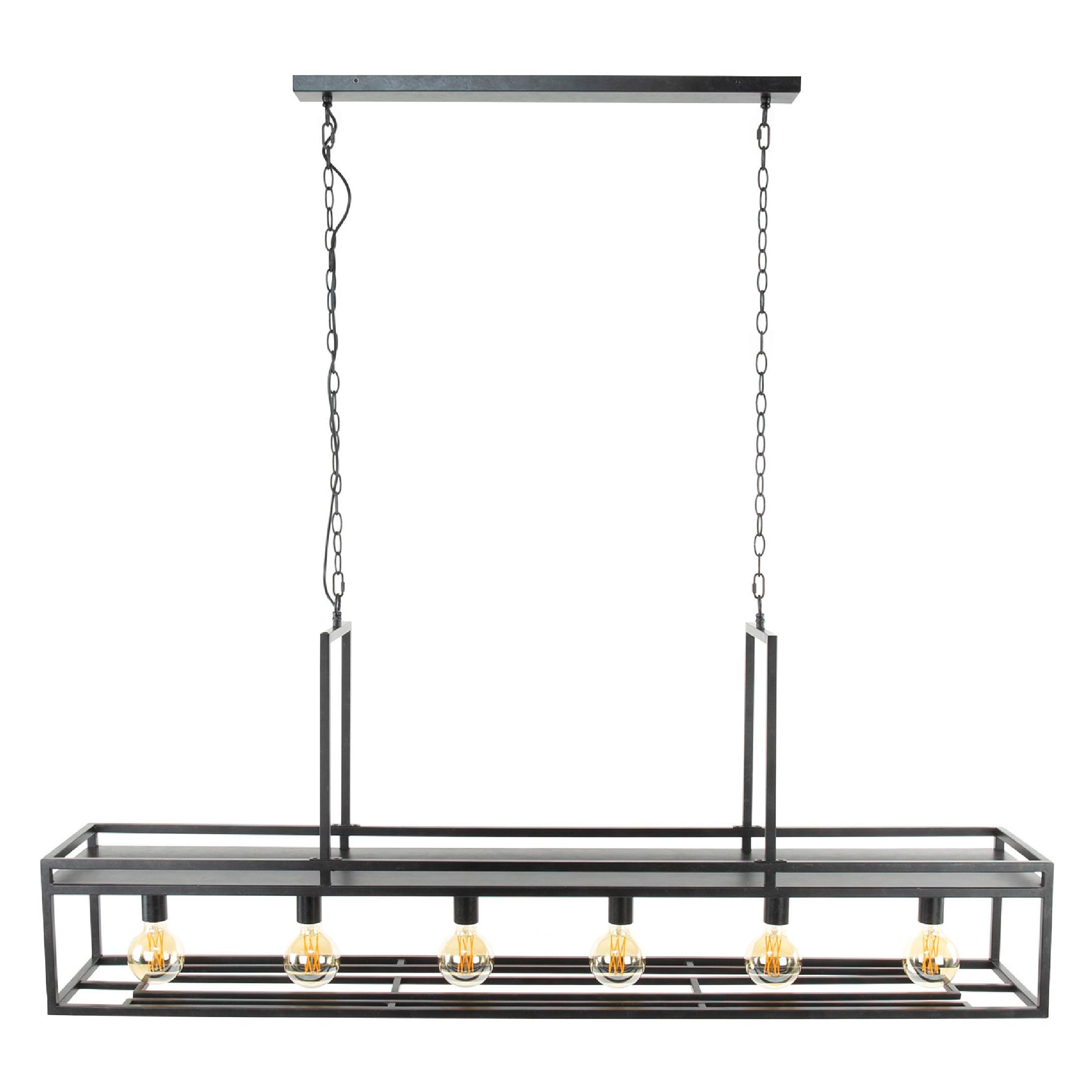 industriële hanglamp Mivo voor boven eettafel afbeelding 1