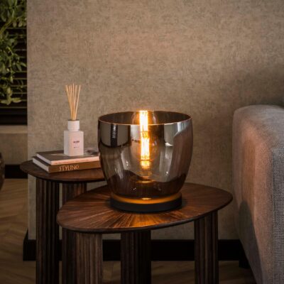 smoke glazen vloerlamp Davin afbeelding 5