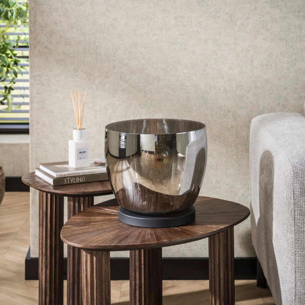 smoke glazen vloerlamp Davin afbeelding 6