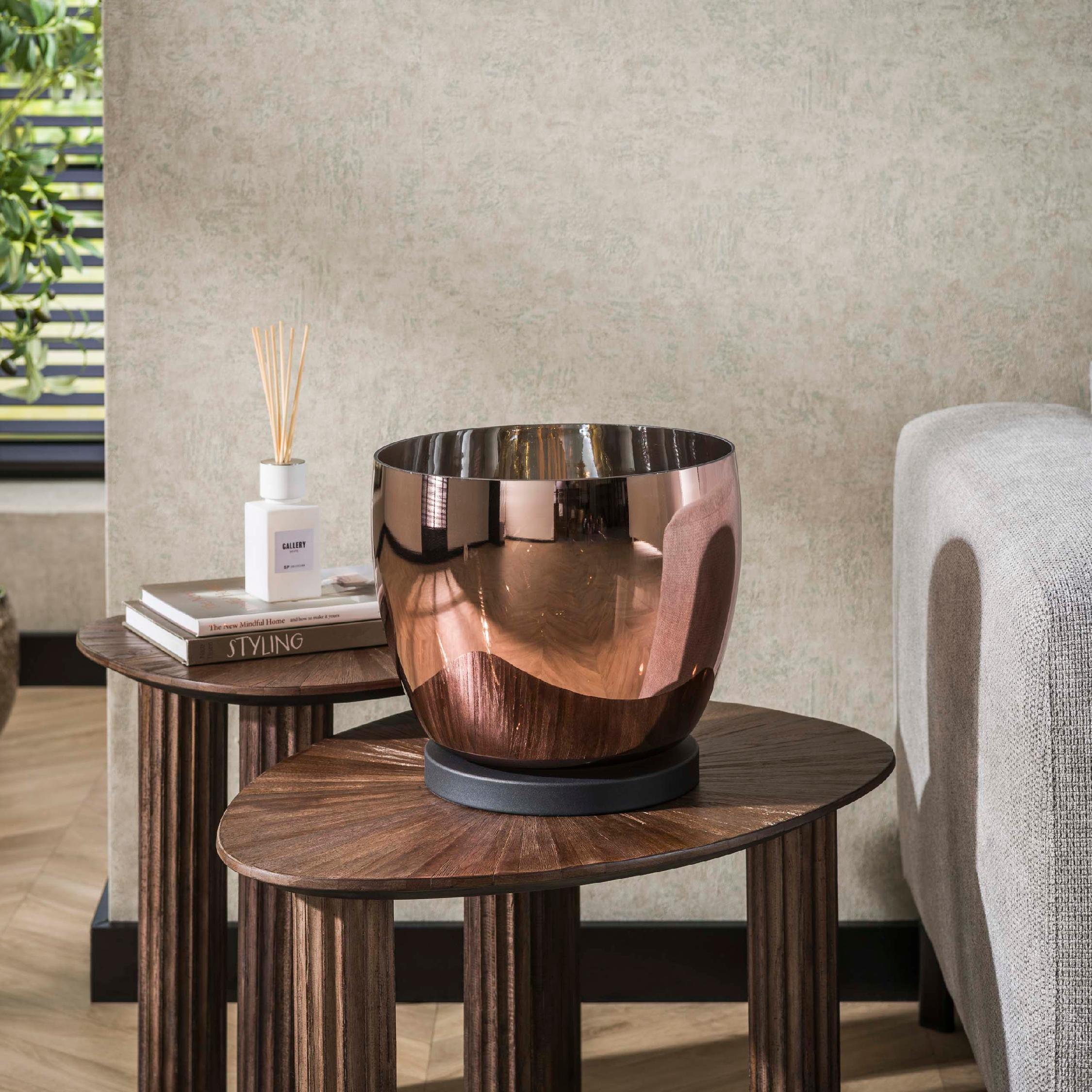 koperkleurige vloerlamp Davin afbeelding 4