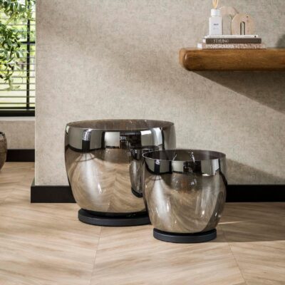 Davin vloerlamp rookglas XL afbeelding 5