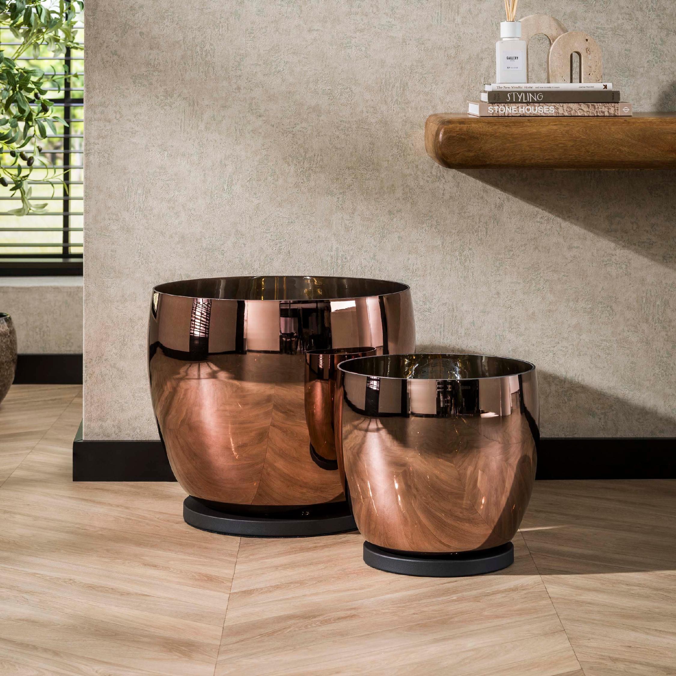 koperen vloerlamp Davin afbeelding 4