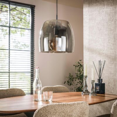 Nero smoke grey glazen hanglamp Ø35 afbeelding 2