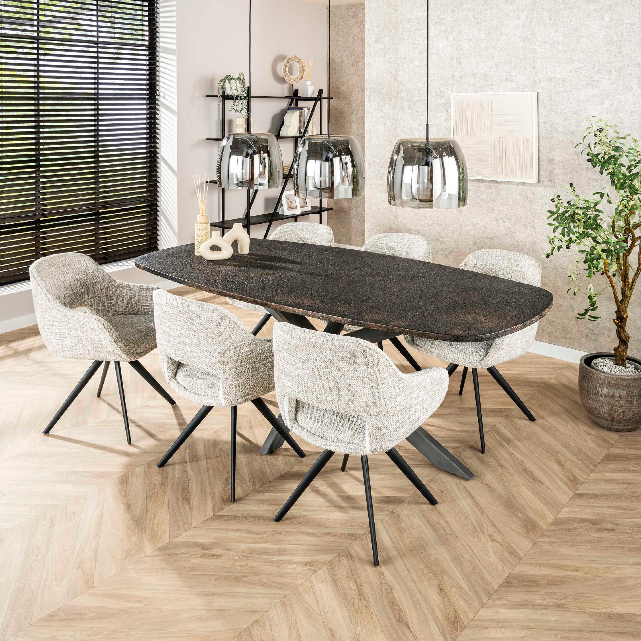 Nero 3-lichts rookglas hanglamp afbeelding 7