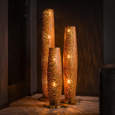 teakhouten vloerlamp Sivo afbeelding 7