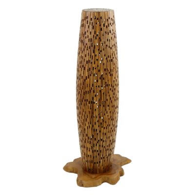 teakhouten vloerlamp Sivo afbeelding 1