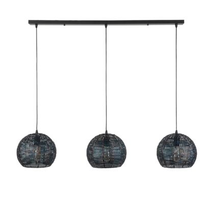 industriële hanglamp Silan 3-lichts afbeelding 1