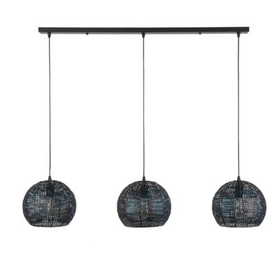 industriële hanglamp Silan 3-lichts afbeelding 1