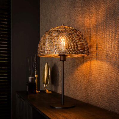 industriële metalen tafellamp Silan afbeelding 3