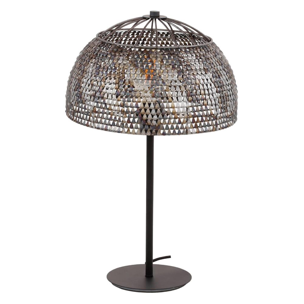 industriële metalen tafellamp Silan afbeelding 1