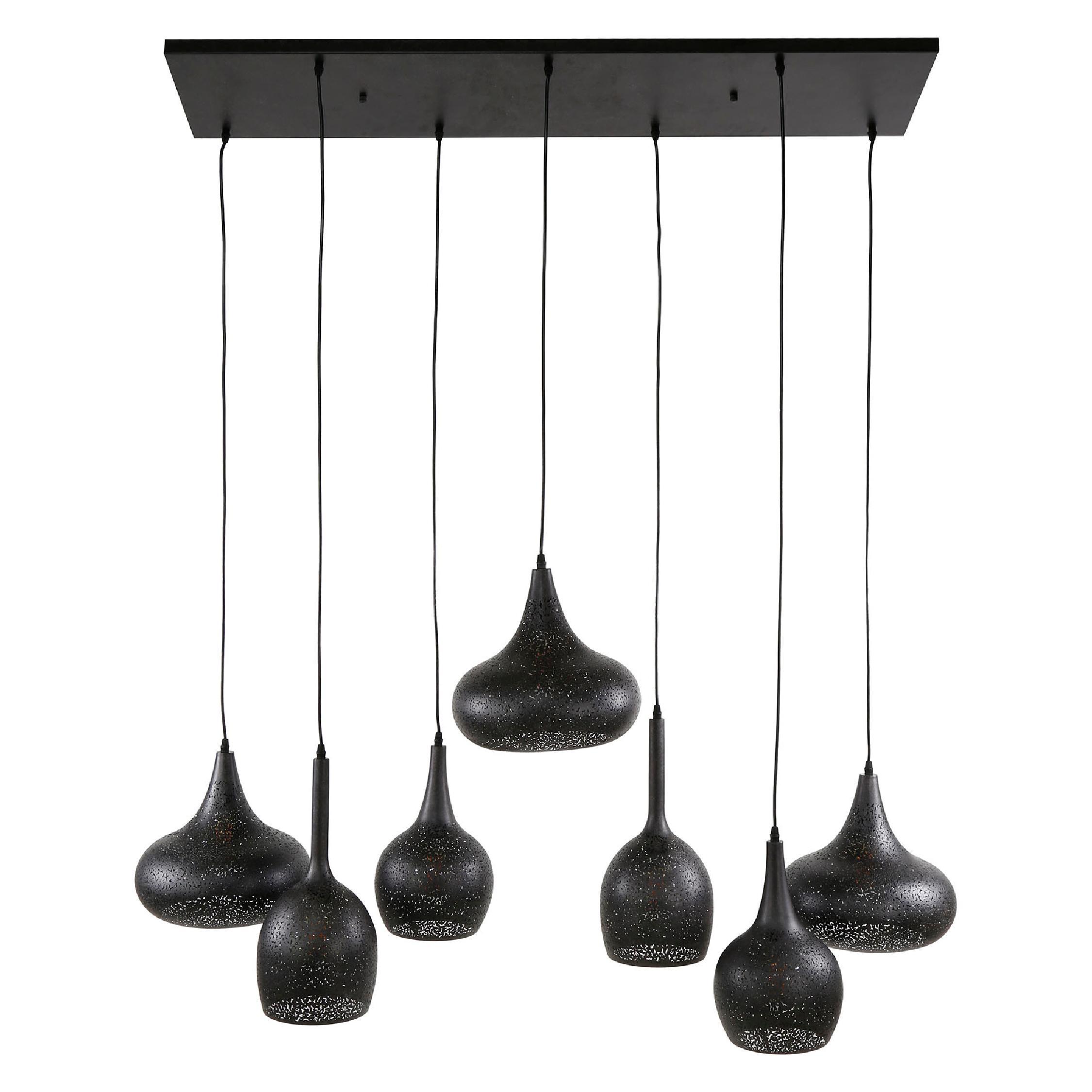 Nest of Nora hanglamp 7 lichts boven eettafel afbeelding 1