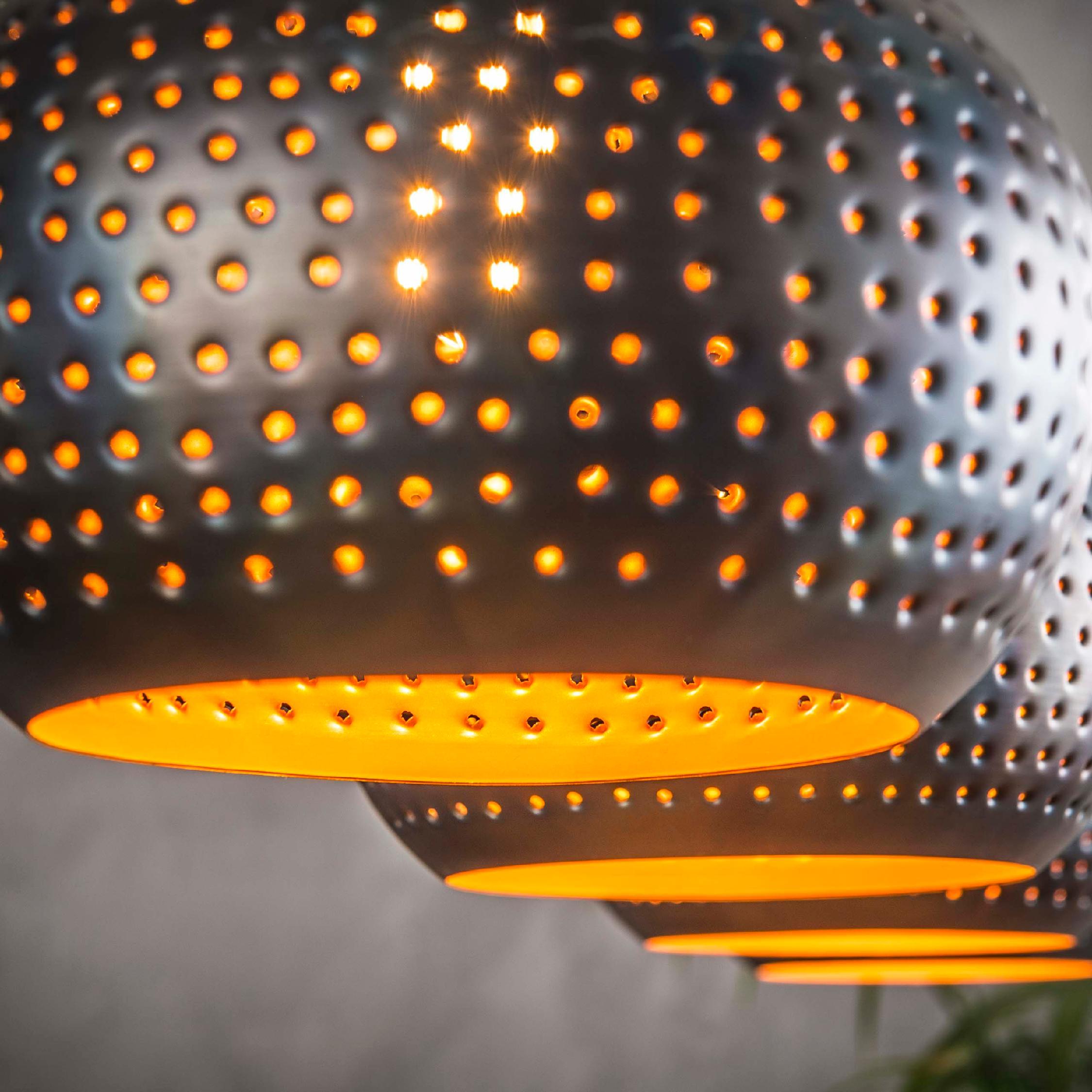 Riom 4-lichts industriële hanglamp eettafel afbeelding 6