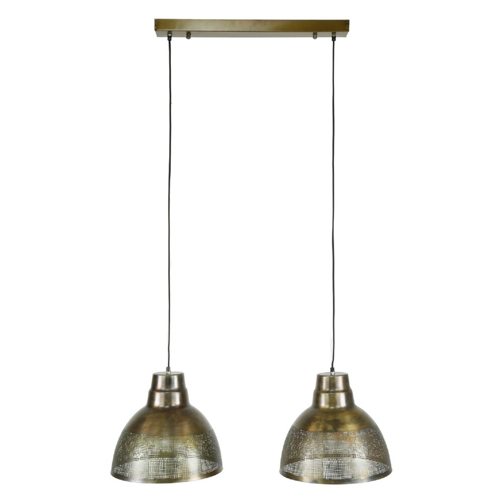 Nest of Nora industriële hanglamp antiek brons afbeelding 1