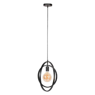 moderne hanglamp Davio charcoal afbeelding 2